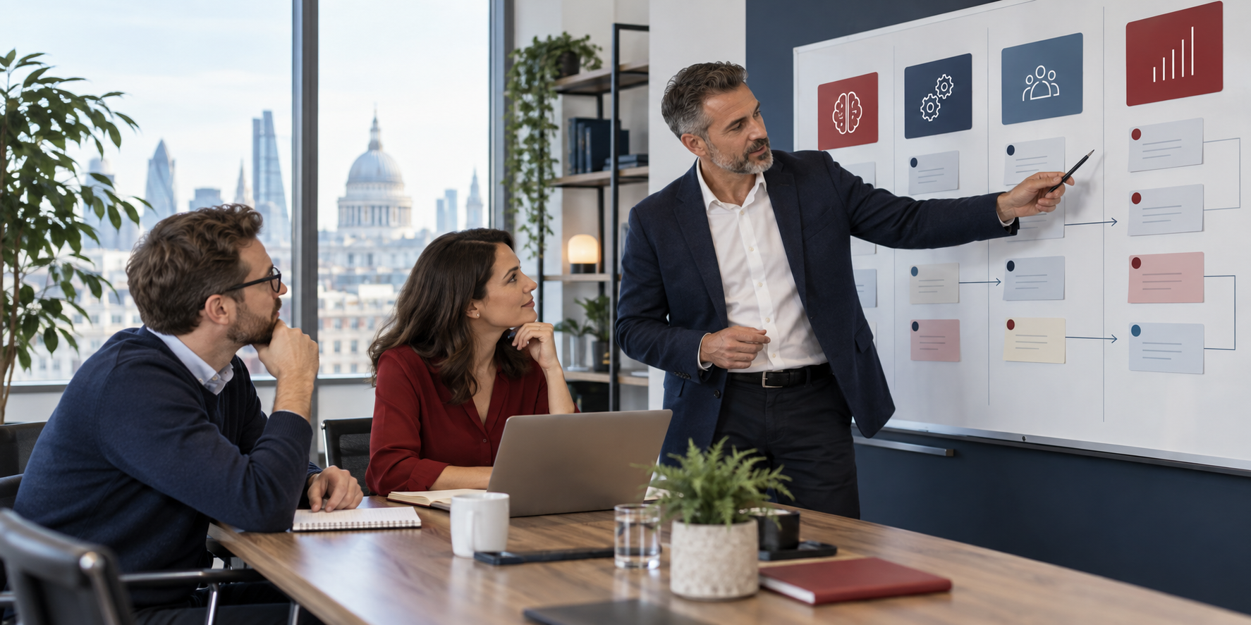 UK service-business leaders planning an AI and automation roadmap with a fractional consultant